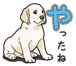 Wanko-biyori puppy Labrador retriever sticker #13864486