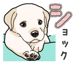 Wanko-biyori puppy Labrador retriever sticker #13864488