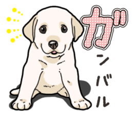 Wanko-biyori puppy Labrador retriever sticker #13864490