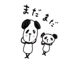 Helpless panda Zu sticker #13864624