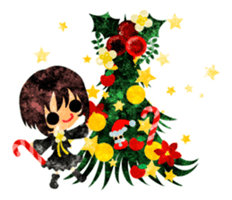 Pretty little people -Christmas- sticker #13864662