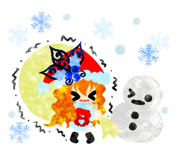 Pretty little people -Christmas- sticker #13864687