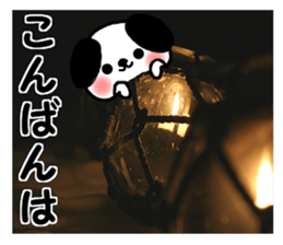 Dog and picture sticker #13864703