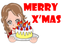 I LOVE American Motorcycle!! for X'mas 2 sticker #13865265