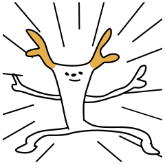 Funny object sticker