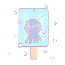 A cute octopus! sticker #13865535