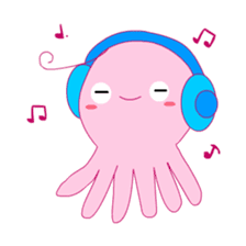 A cute octopus! sticker #13865544