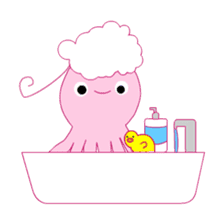 A cute octopus! sticker #13865546