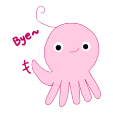 A cute octopus! sticker #13865550