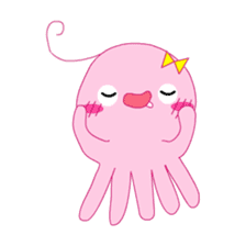 A cute octopus! sticker #13865551