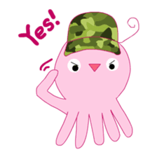 A cute octopus! sticker #13865553