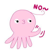A cute octopus! sticker #13865554