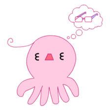 A cute octopus! sticker #13865557