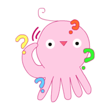 A cute octopus! sticker #13865558