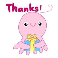 A cute octopus! sticker #13865559