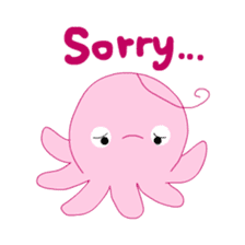 A cute octopus! sticker #13865560