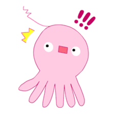 A cute octopus! sticker #13865561