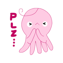 A cute octopus! sticker #13865565