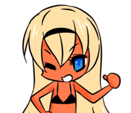 SUNTAN GIRLS rt sticker series sticker #13865702