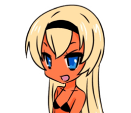 SUNTAN GIRLS rt sticker series sticker #13865708