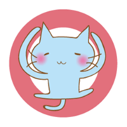 my blue cat sticker #13865992