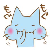 my blue cat sticker #13866000