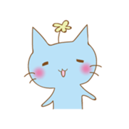 my blue cat sticker #13866002