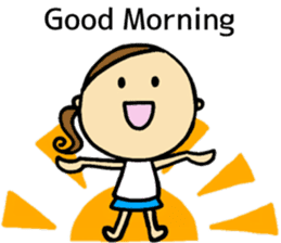 30 months lovely girl sticker #13866326