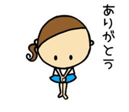 30 months lovely girl sticker #13866328