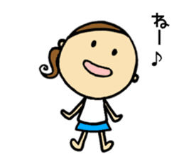 30 months lovely girl sticker #13866329