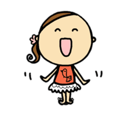 30 months lovely girl sticker #13866330