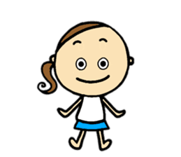 30 months lovely girl sticker #13866335