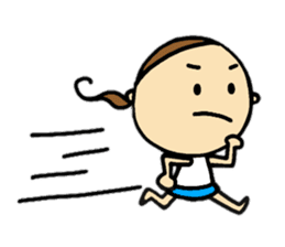 30 months lovely girl sticker #13866343