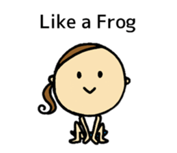 30 months lovely girl sticker #13866346