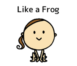 30 months lovely girl sticker #13866346