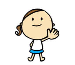 30 months lovely girl sticker #13866363