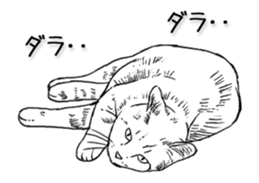 Morphing cat sticker #13866600