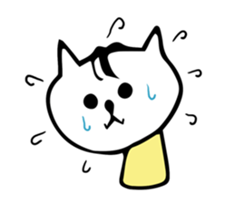 bearish cat sticker #13866662