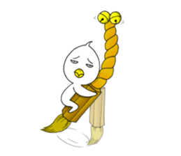 japanese lovely character " TORI " 2 sticker #13866832