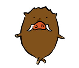 wild boar's every day2 sticker #13866848