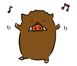 wild boar's every day2 sticker #13866853