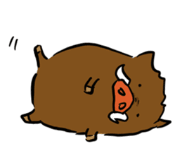 wild boar's every day2 sticker #13866856