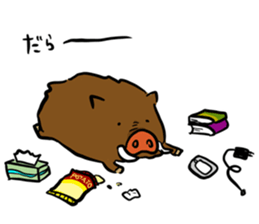 wild boar's every day2 sticker #13866857