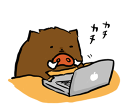 wild boar's every day2 sticker #13866859