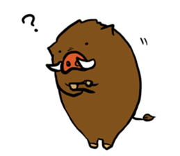 wild boar's every day2 sticker #13866861