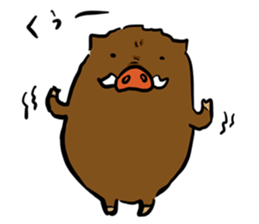 wild boar's every day2 sticker #13866865