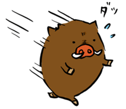 wild boar's every day2 sticker #13866866