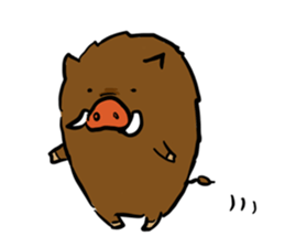 wild boar's every day2 sticker #13866868