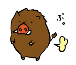 wild boar's every day2 sticker #13866872
