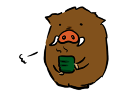 wild boar's every day2 sticker #13866882